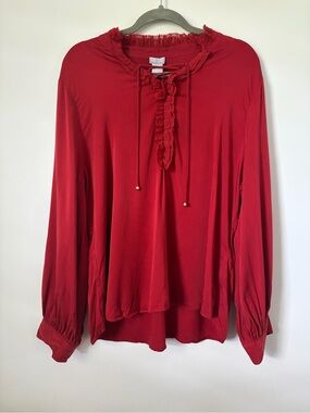 Women’s chicos modal blouse top size 16 peasant boho feminine flowy